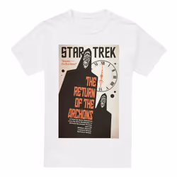 Star Trek Mens The Original Series Episode 21 T-Shirt - 3XL, White