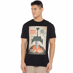 Star Trek Mens The Original Series Episode 26 T-Shirt - L, Black