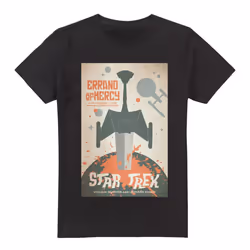 Star Trek Mens The Original Series Episode 26 T-Shirt - XXL, Black