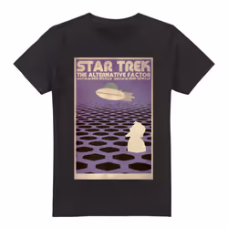 Star Trek Mens The Original Series Episode 27 T-Shirt - 4XL, Black