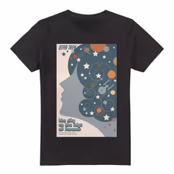 Star Trek Mens The Original Series Episode 28 T-Shirt - L, Black