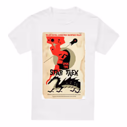 Star Trek Mens The Original Series Episode 30 T-Shirt - S, White