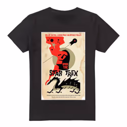 Star Trek Mens The Original Series Episode 30 T-Shirt - 5XL, Black