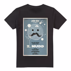 Star Trek Mens The Original Series Episode 37 T-Shirt - XL, Black