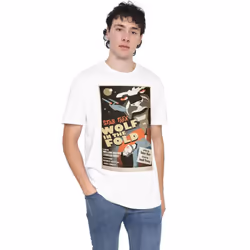 Star Trek Mens The Original Series Episode 43 T-Shirt - M, White