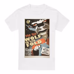 Star Trek Mens The Original Series Episode 43 T-Shirt - 4XL, White