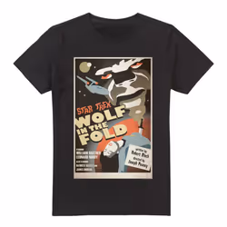Star Trek Mens The Original Series Episode 43 T-Shirt - XL, Black