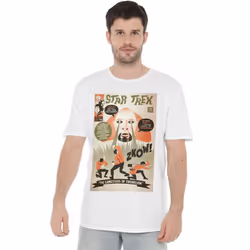 Star Trek Mens The Original Series Episode 45 T-Shirt - 5XL, White