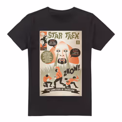 Star Trek Mens The Original Series Episode 45 T-Shirt - 4XL, Black