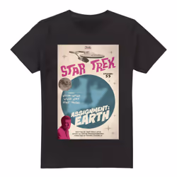 Star Trek Mens The Original Series Episode 55 T-Shirt - 4XL, Black