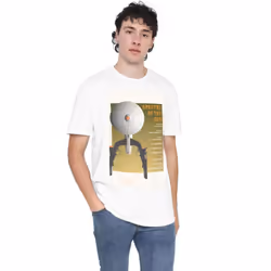Star Trek Mens The Original Series Episode 61 T-Shirt - M, White