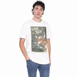 Star Trek Mens The Original Series Episode 73 T-Shirt - 5XL, White