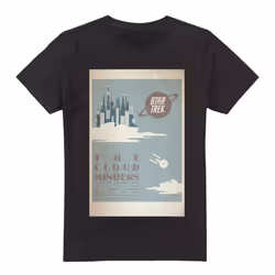 Star Trek Mens The Original Series Episode 76 T-Shirt - 3XL, Black