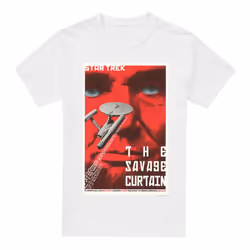 Star Trek Mens The Original Series Episode 77 T-Shirt - L, White