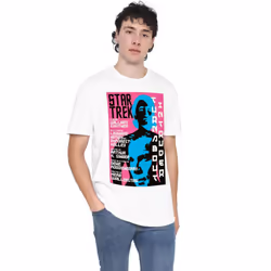Star Trek Mens The Original Series Episode 79 T-Shirt - S, White