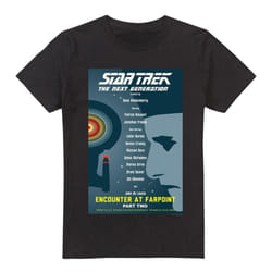 Star Trek Mens The Next Generation Season 1 Episode 2 T-Shirt - M, Black