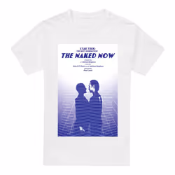 Star Trek Mens The Next Generation Season 1 Episode 3 T-Shirt - L, White