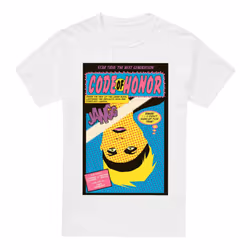 Star Trek Mens The Next Generation Season 1 Episode 4 T-Shirt - L, White