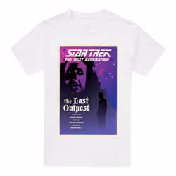 Star Trek Mens The Next Generation Season 1 Episode 5 T-Shirt - S, White