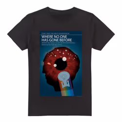Star Trek Mens The Next Generation Season 1 Episode 6 T-Shirt - M, Black