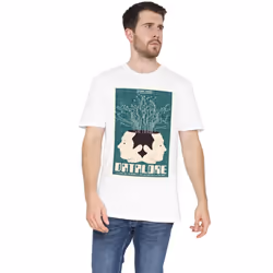 Star Trek Mens The Next Generation Season 1 Episode 13 T-Shirt - S, White