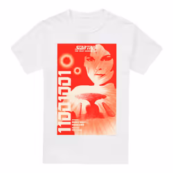 Star Trek Mens The Next Generation Season 1 Episode 15 T-Shirt - M, White