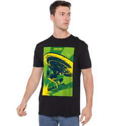 Star Trek Mens The Next Generation Season 1 Episode 18 T-Shirt - M, Black