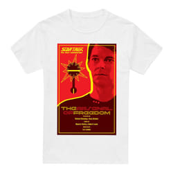 Star Trek Mens The Next Generation Season 1 Episode 21 T-Shirt - M, White