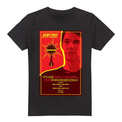 Star Trek Mens The Next Generation Season 1 Episode 21 T-Shirt - XL, Black