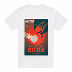 Star Trek Mens The Next Generation Season 1 Episode 26 T-Shirt - S, White