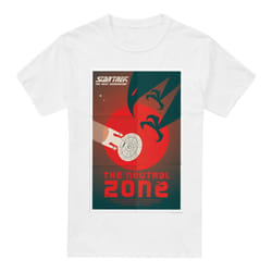 Star Trek Mens The Next Generation Season 1 Episode 26 T-Shirt - M, White
