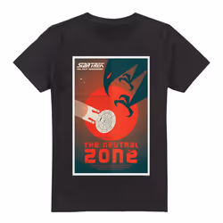 Star Trek Mens The Next Generation Season 1 Episode 26 T-Shirt - L, Black