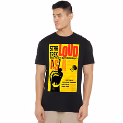 Star Trek Mens The Next Generation Season 2 Episode 5 T-Shirt - L, Black