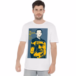 Star Trek Mens The Next Generation Season 2 Episode 6 T-Shirt - M, White