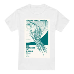 Star Trek Mens The Next Generation Season 2 Episode 9 T-Shirt - 3XL, White