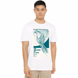 Star Trek Mens The Next Generation Season 2 Episode 9 T-Shirt - 4XL, White