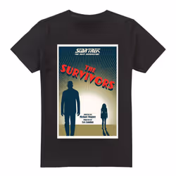 Star Trek Mens The Next Generation Season 3 Episode 3 T-Shirt - L, Black