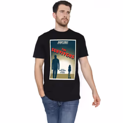 Star Trek Mens The Next Generation Season 3 Episode 3 T-Shirt - L, Black