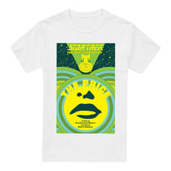Star Trek Mens The Next Generation Season 3 Episode 8 T-Shirt - S, White