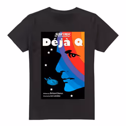 Star Trek Mens The Next Generation Season 3 Episode 13 T-Shirt - L, Black