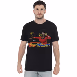 Star Trek Mens Say What T-Shirt - 5XL, Black