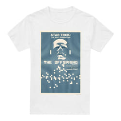 Star Trek Mens The Next Generation Season 3 Episode 16 T-Shirt - M, White