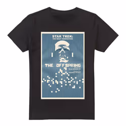 Star Trek Mens The Next Generation Season 3 Episode 16 T-Shirt - M, Black