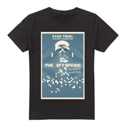 Star Trek Mens The Next Generation Season 3 Episode 16 T-Shirt - L, Black