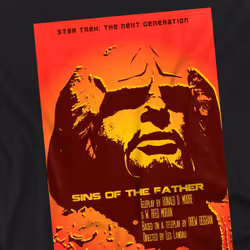 Star Trek Mens The Next Generation Season 3 Episode 17 T-Shirt - XL, Black
