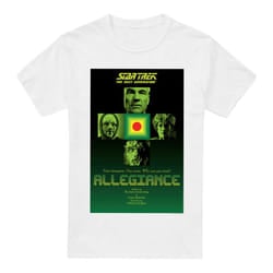 Star Trek Mens The Next Generation Season 3 Episode 18 T-Shirt - S, White