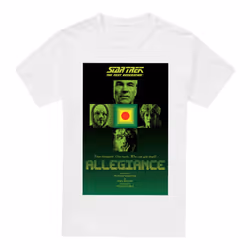 Star Trek Mens The Next Generation Season 3 Episode 18 T-Shirt - L, White