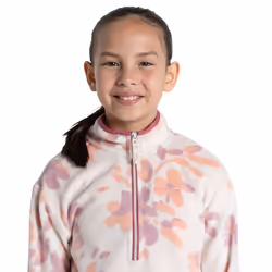 Craghoppers Childrens/Kids Bachas Floral Half Zip Fleece Top - 3-4 Years, Sea Salt