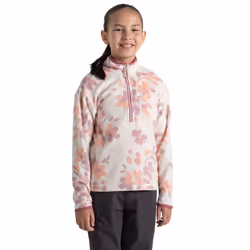 Craghoppers Childrens/Kids Bachas Floral Half Zip Fleece Top - 3-4 Years, Sea Salt