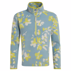 Craghoppers Childrens/Kids Bachas Floral Half Zip Fleece Top - 5-6 Years, Sky Blue